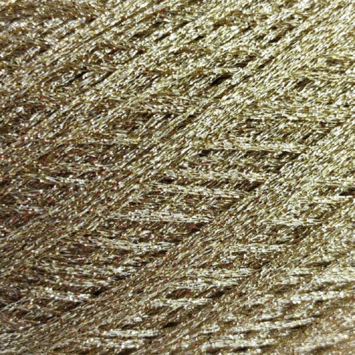 7 Пряжа Campolmi Filati Codino, 50г - 375 м, золото, 65% купра 35%, металізована нитка