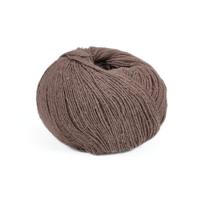 7 Пряжа Campolmi Filati Seta Bourette, 50г - 240м, молочний, 100% шовк