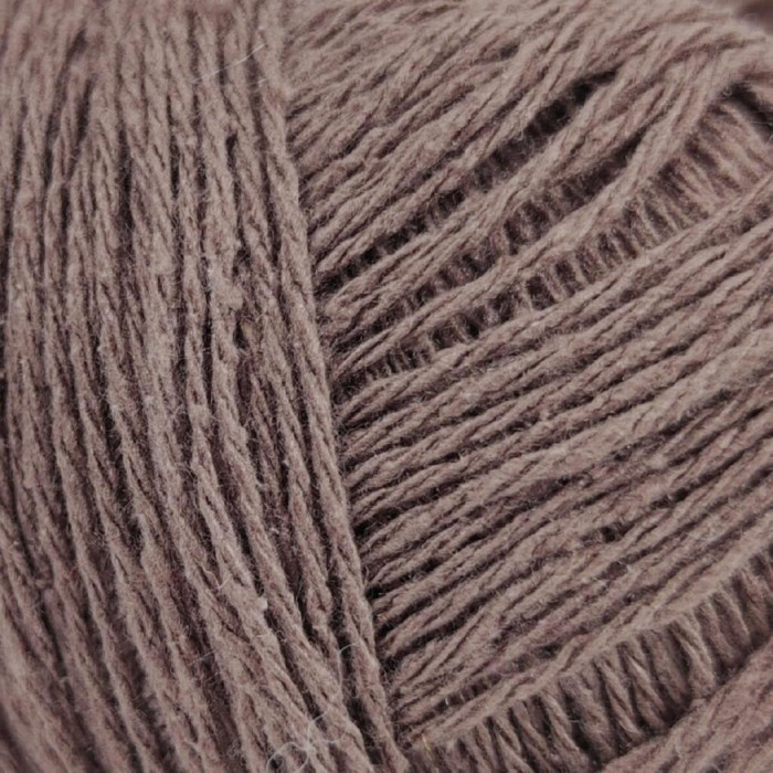 7 Пряжа Campolmi Filati Seta Bourette, 50г - 240м, молочний, 100% шовк