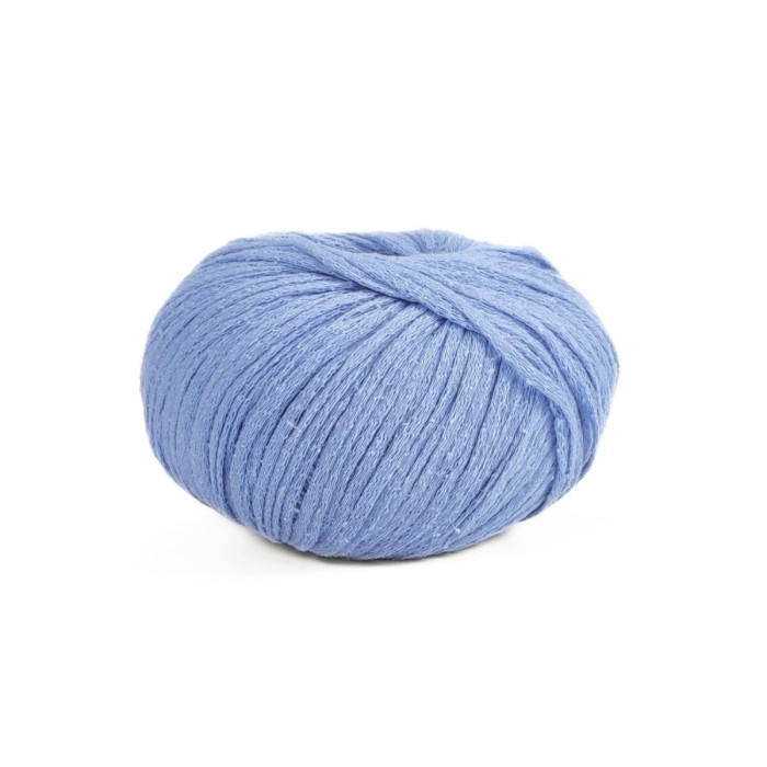 7 Пряжа Laines du Nord Luxury Silk, 50г - 135м, блакитний, 100% шовк