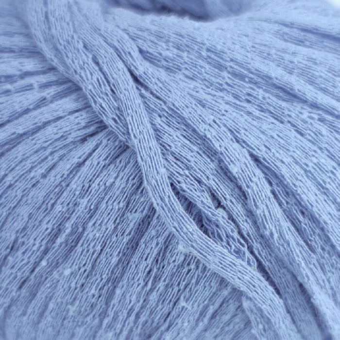 7 Пряжа Laines du Nord Luxury Silk, 50г - 135м, блакитний, 100% шовк