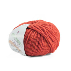 7 Пряжа Laines du Nord Matera, 50г - 160м, теракотовий, 100% вовна
