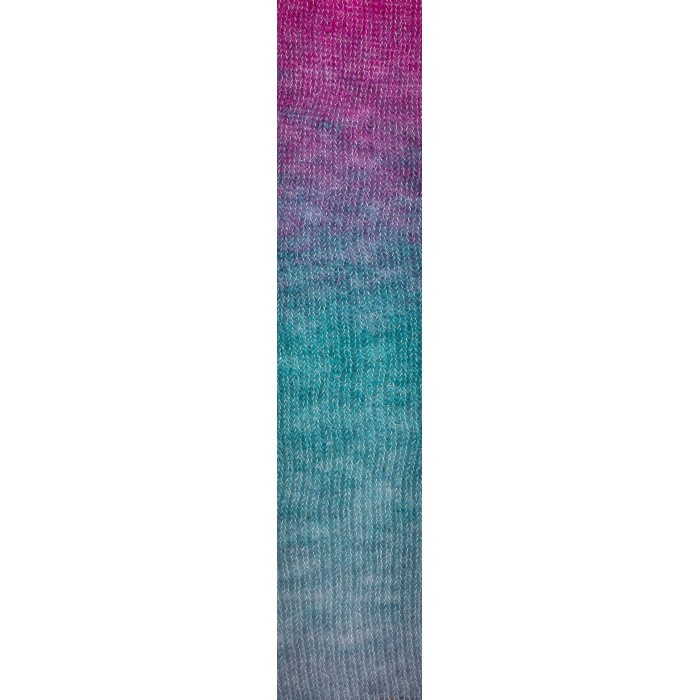 7 Пряжа Laines du Nord Poema Mohair, 150г - 600м, різнокольоровий 70% кід мохер, 30% шовк