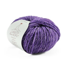 7 Пряжа Laines du Nord Silky Wool, 50г - 100м, аметистовий, 80% вовна, 20% шовк