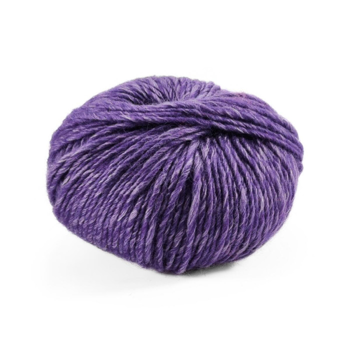 7 Пряжа Laines du Nord Silky Wool, 50г - 100м, аметистовий, 80% вовна, 20% шовк