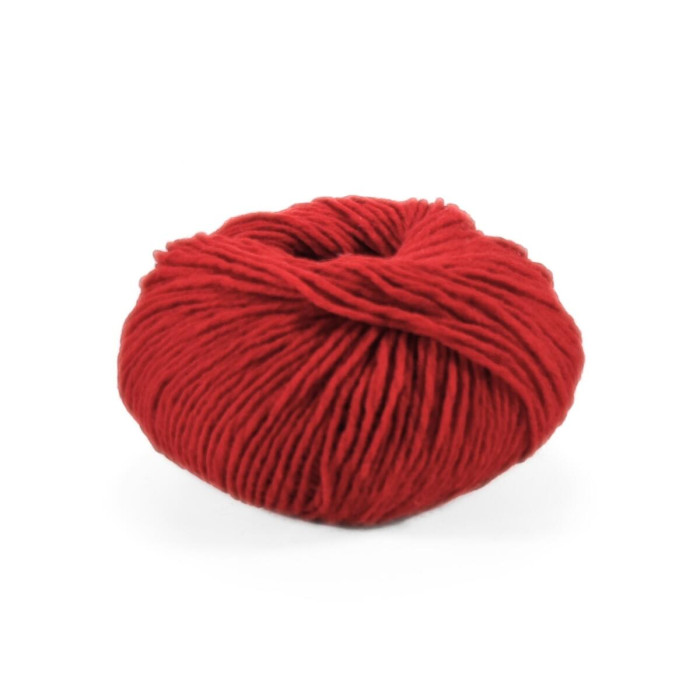 7 Пряжа Laines du Nord Soft Carded Merino, 25г - 90м, червоний, 100% вовна