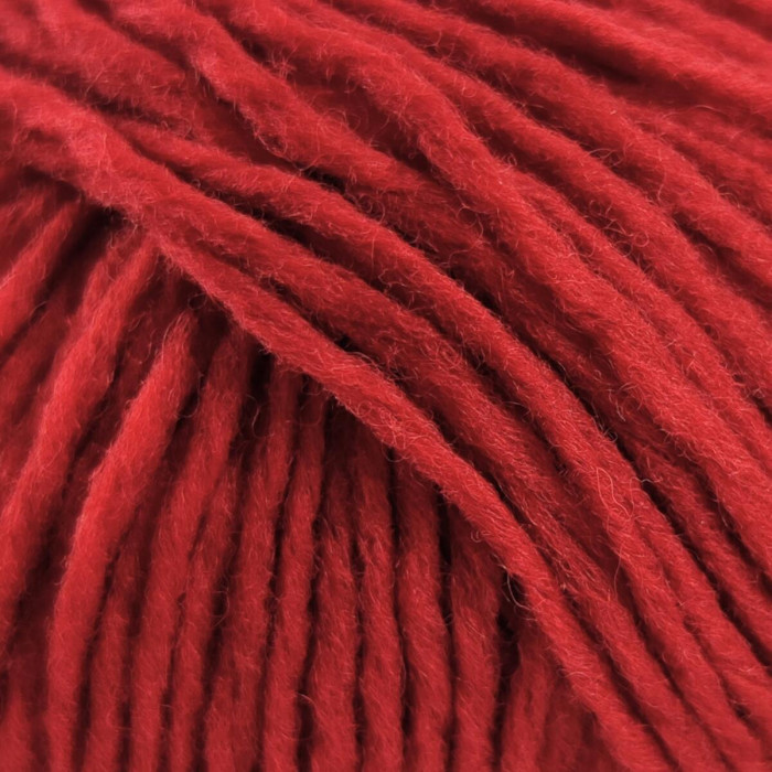 7 Пряжа Laines du Nord Soft Carded Merino, 25г - 90м, червоний, 100% вовна