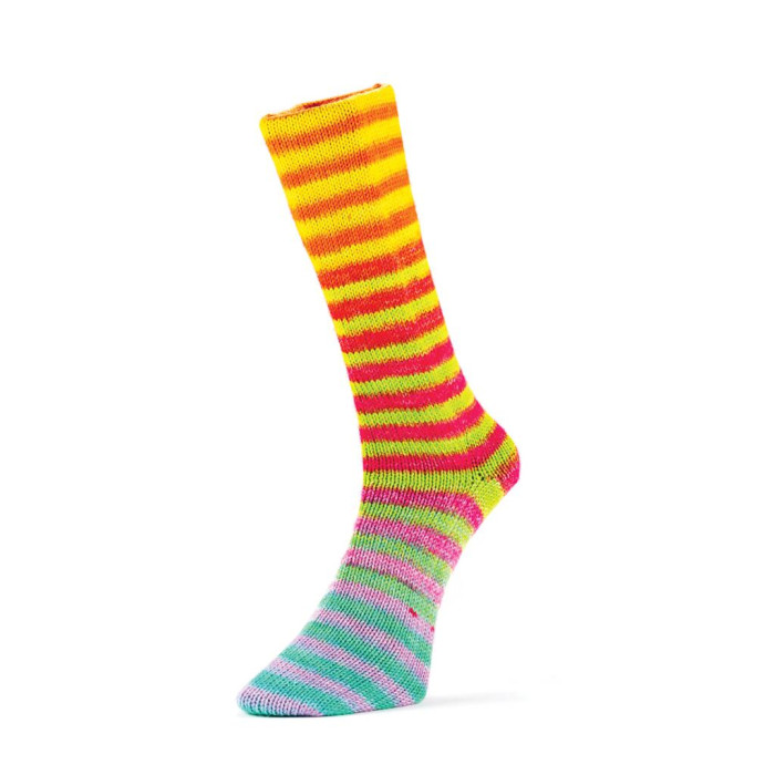 7 Пряжа шкарпеткова Laines du Nord Paint Sock 6 PLY,150г - 400м, різнокольоровий, 75% вовна, 25% нейлон