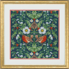 70-09617 Dimensions Набір для вишивки рахунковим хрестиком - Winter Pattern Зимовий мотив 35x35 см, Aida14