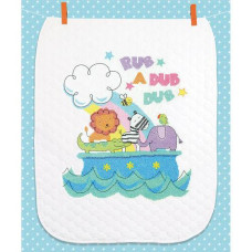 70-74368 Dimensions Набір для вишивки друкованим хрестиком - Ковдрочка Барабанний бій Rub-a-Dub Quilt 109x86 см, Aida14