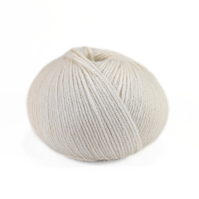 700 Пряжа Campolmi Filati Alpaca Peru, 100г - 200м, білий, 100% бебі альпака