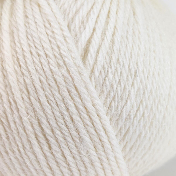 700 Пряжа Campolmi Filati Alpaca Peru, 100г - 200м, білий, 100% бебі альпака