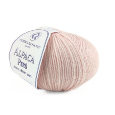 701 Пряжа Campolmi Filati Alpaca Peru, 100г - 200м, рожева, 100% бебі альпака