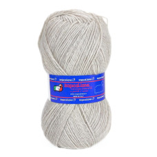 701 Пряжа Tropical Lane Calzepiu, 100г - 420м, перлинно-сірий меланж, 75% вовна, 25% нейлон