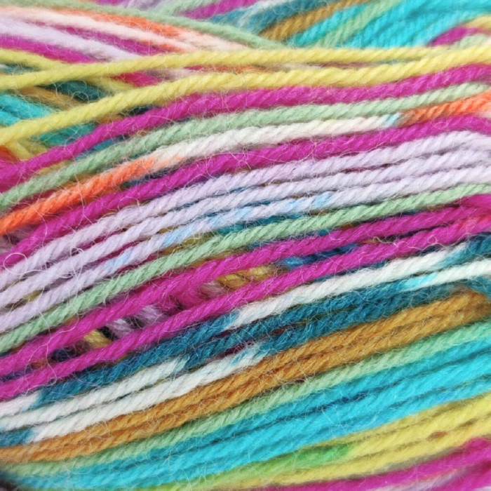 701 Пряжа Tropical Lane Calzetteria, 50г - 210м, мультіколор, 75% вовна, 25% нейлон