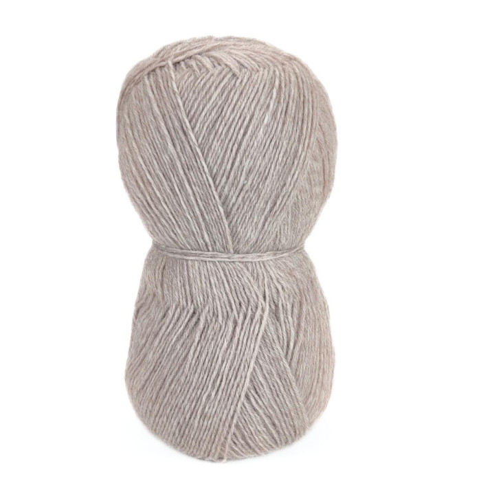 702 Пряжа Tropical Lane Calzepiu, 100г - 420м, бежевий меланж, 75% вовна, 25% нейлон