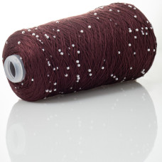 703 Infinity Yarn Пряжа намистини на котонi, марсала, 330гр-1000м