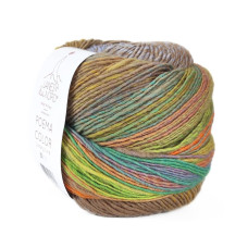 703 Пряжа Laines du Nord Poema Color, 150г - 450м, різнокольоровий, 100% вовна