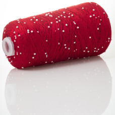 705 Infinity Yarn Пряжа намистини на котонi, червоний, 330гр-1000м