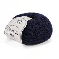 705 Пряжа Campolmi Filati Alpaca Peru, 100г - 200м, темно-синій, 100% бебі альпака