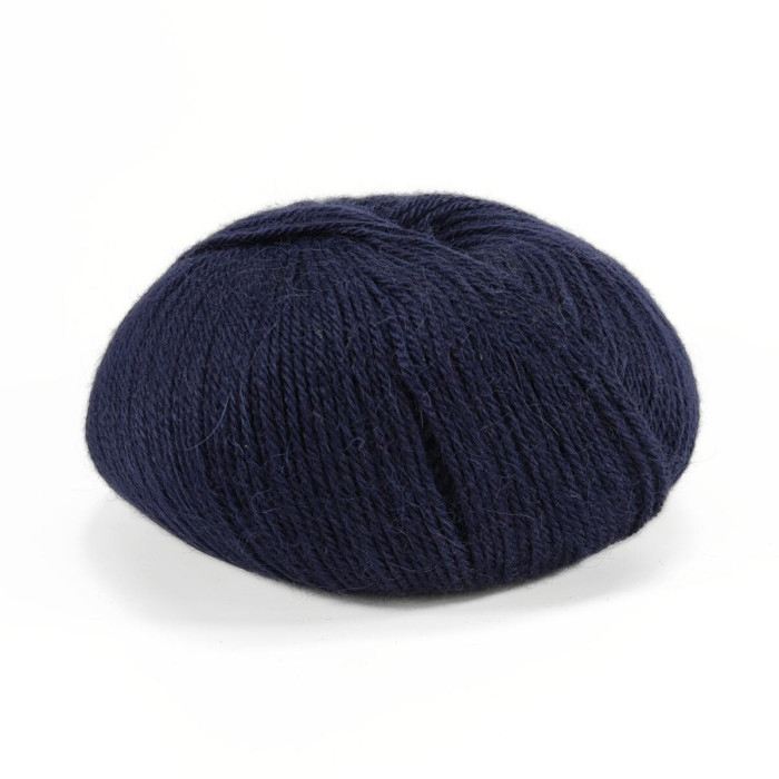 705 Пряжа Campolmi Filati Alpaca Peru, 100г - 200м, темно-синій, 100% бебі альпака