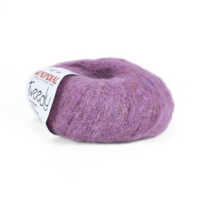 705 Пряжа Mondial Tweedy, 25г - 183м, бузковий, 40% кід мохер, 20%, альпака бебі, 36% мікрофібра PА, 4% віскоза