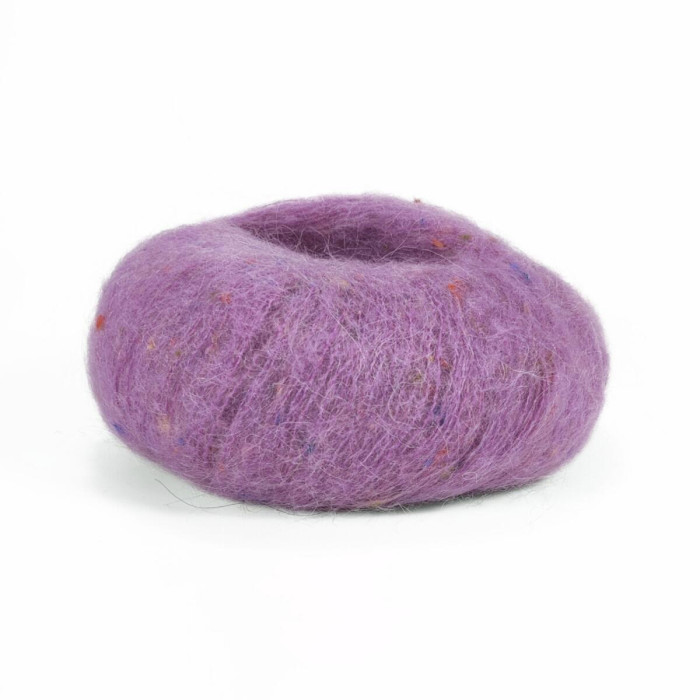 705 Пряжа Mondial Tweedy, 25г - 183м, бузковий, 40% кід мохер, 20%, альпака бебі, 36% мікрофібра PА, 4% віскоза