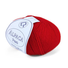 706 Пряжа Campolmi Filati Alpaca Peru, 100г - 200м, червоний, 100% бебі альпака
