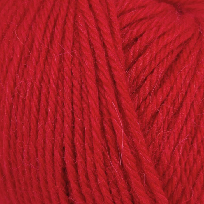 706 Пряжа Campolmi Filati Alpaca Peru, 100г - 200м, червоний, 100% бебі альпака