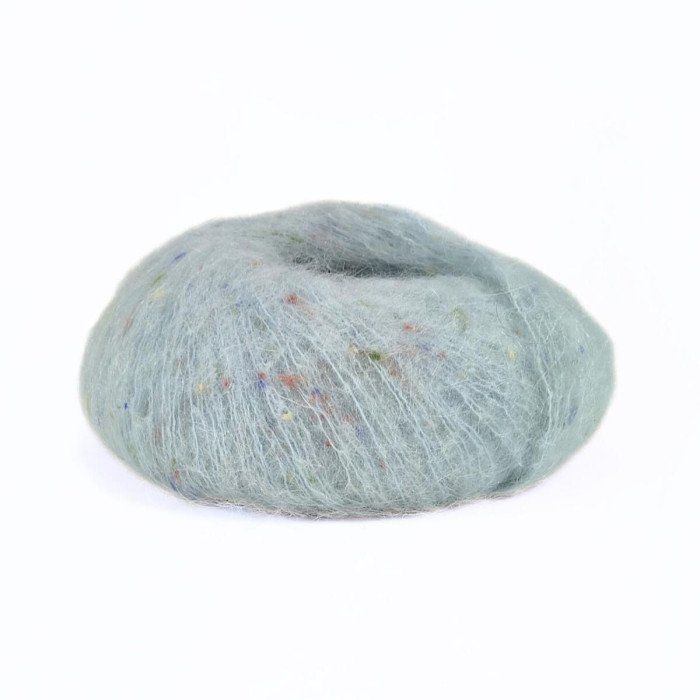 706 Пряжа Mondial Tweedy, 25г - 183м, світло-бірюзовий, 40% кід мохер, 20%, альпака бебі, 36% мікрофібра PА, 4% віскоза