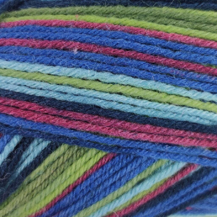 706 Пряжа Tropical Lane Calzetteria, 50г - 210м, мультіколор, 75% вовна, 25% нейлон