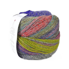 707 Пряжа Laines du Nord Poema Color, 150г - 450м, різнокольоровий, 100% вовна