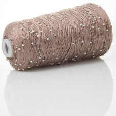 708 Infinity Yarn Пряжа намистини на котонi, мокко, 330гр-1000м