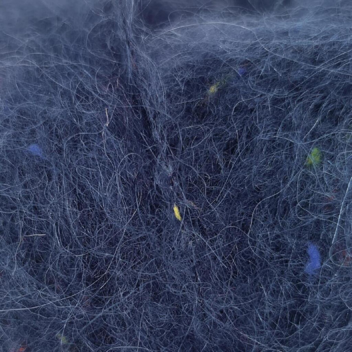 708 Пряжа Mondial Tweedy, 25г - 183м, синій, 40% кід мохер, 20%, альпака бебі, 36% мікрофібра PА, 4% віскоза