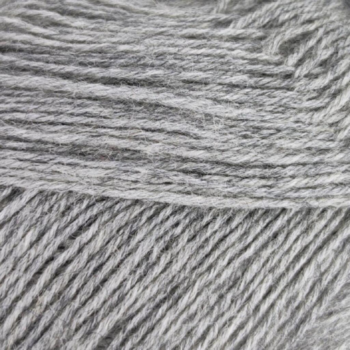 708 Пряжа Tropical Lane Calzepiu, 100г - 420м, сірий меланж, 75% вовна, 25% нейлон