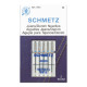 Голки Schmetz Jeans 130/705 H-J №80, 5 шт, для джинсових тканин, для побутових швейних машин, на картонній основі