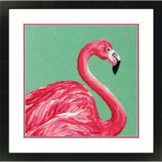 71-20086 Рожевий фламінго. Dimensions. Набір для вишивання нитками (гобелен)