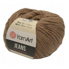 71 Пряжа Jeans 50гр - 160м (Коричневий) YarnArt
