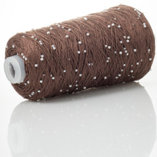 710 Infinity Yarn Пряжа намистини на котонi, молочний шоколад, 330гр-1000м