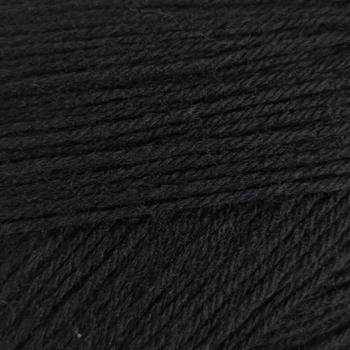 710 Пряжа Tropical Lane Calzepiu, 100г - 420м, чорний, 75% вовна, 25% нейлон