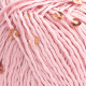 7108 Пряжа Cotton Gold Paillettes 50гр-140м (полуничний). YarnArt