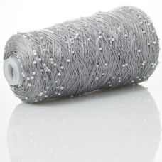 711 Infinity Yarn Пряжа намистини на котонi, сірий, 330гр-1000м