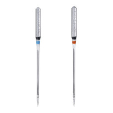 Голки Schmetz Overlock ELX705 №80x2, 90x3, 5 шт, для оверлока, для побутових швейних машин, без картонної основи