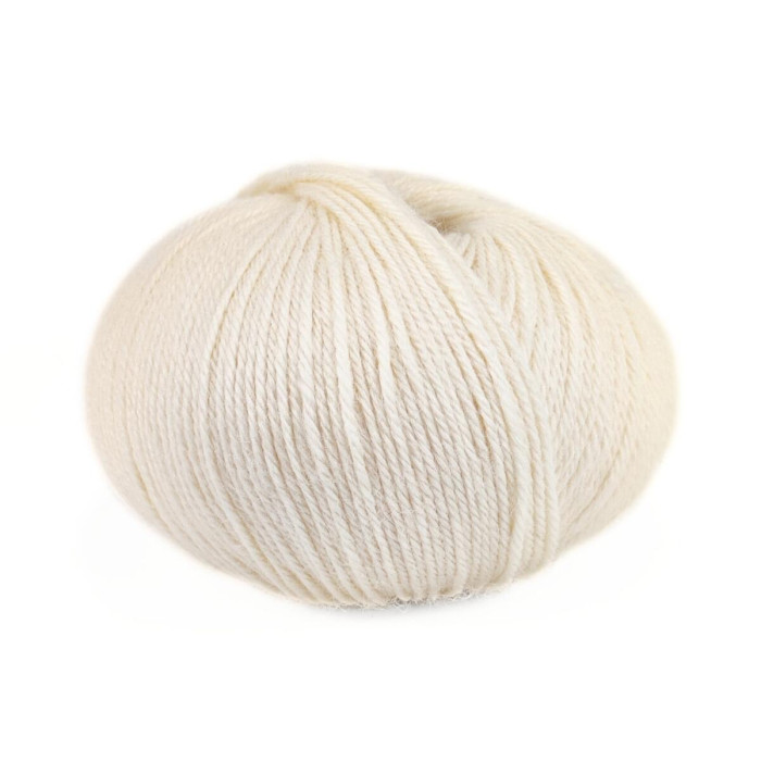 713 Пряжа Campolmi Filati Alpaca Peru, 100г - 200м, молочний, 100% бебі альпака