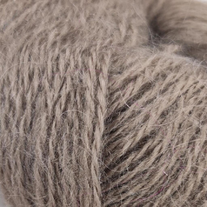 718 Пряжа Mondial Dolce Mohair, 50г - 150м, тауп, 60% кід мохер, 40% акрил