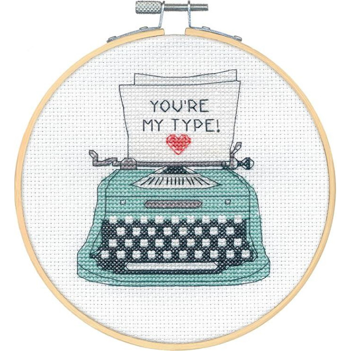 72-70485 Dimensions Набір для вишивки рахунковим хрестиком - My Type Мій тип 15x15 см, Aida14