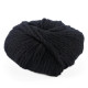 72 Пряжа Laines du Nord Firenze, 50г - 115м, чорний, 20% альпака бебі, 75% вовна, 5% нейлон