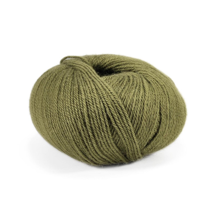 723 Пряжа Campolmi Filati Alpaca Peru, 100г - 200м, хакі, 100% бебі альпака