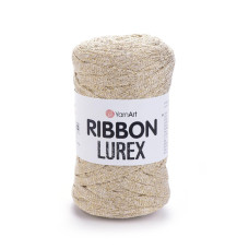 724 Пряжа Ribbon Lurex 250г-110м (пісочний). YarnArt