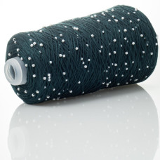 725 Infinity Yarn Пряжа намистини на котонi, смарагд, 330гр-1000м